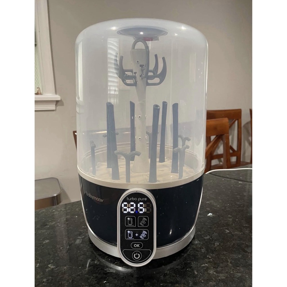 BabyMoov Turbo Pure 3-in-1 Bottle Sterilizer, Dryer‎ & Purified Bottle Storage